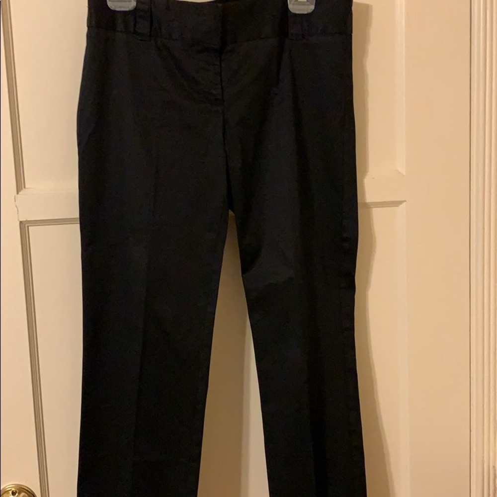 J.Crew black slacks, size 2 city fit, black